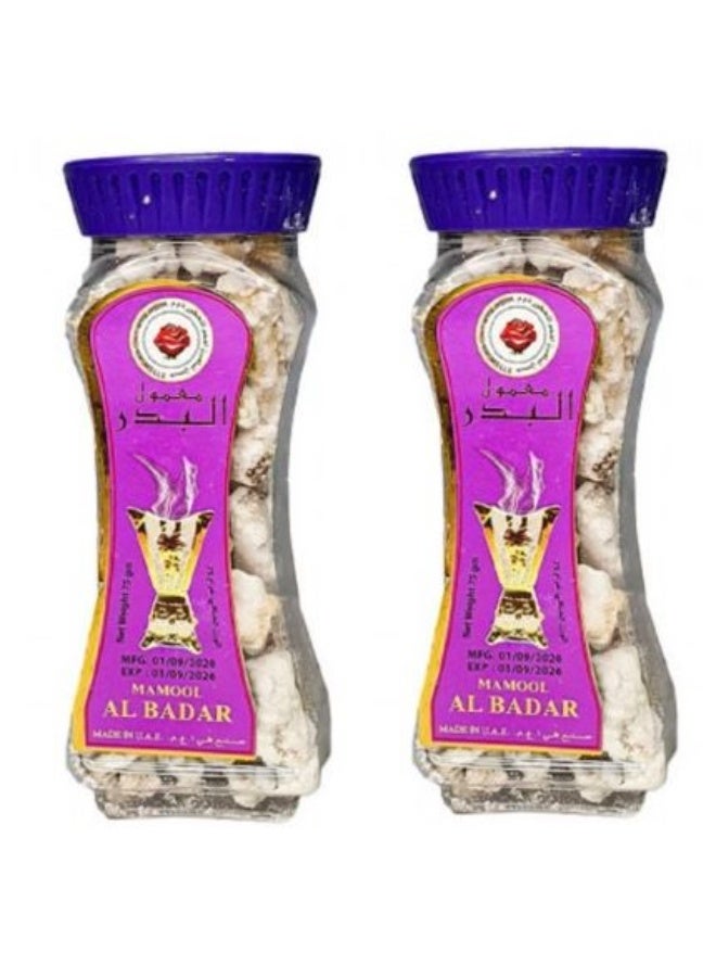 Mamool Al Badar Incense 75 Gm 2pcs - Image 1